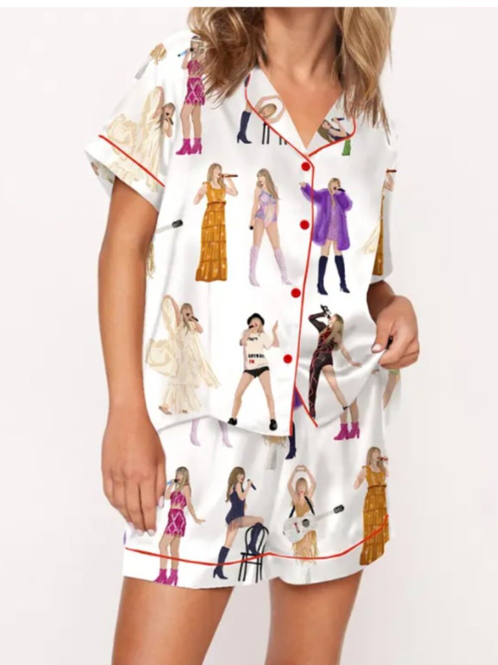 Taylor Swift Eras Tour | Pajamas Shorts Set | Size XXL | NWT - Picture 8 of 8